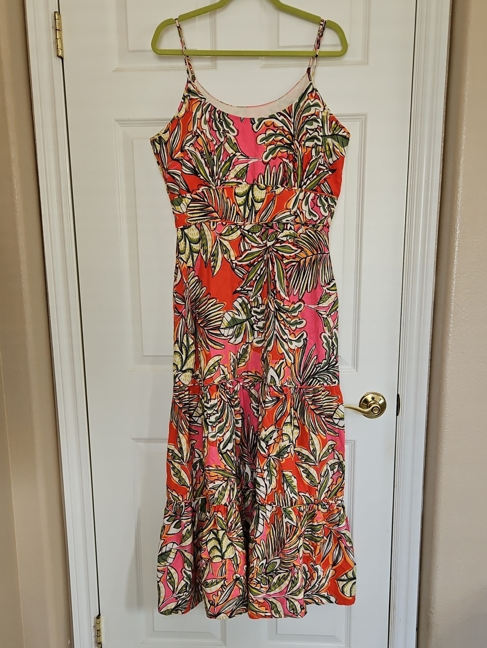 BN Tropical Print Linen Dress